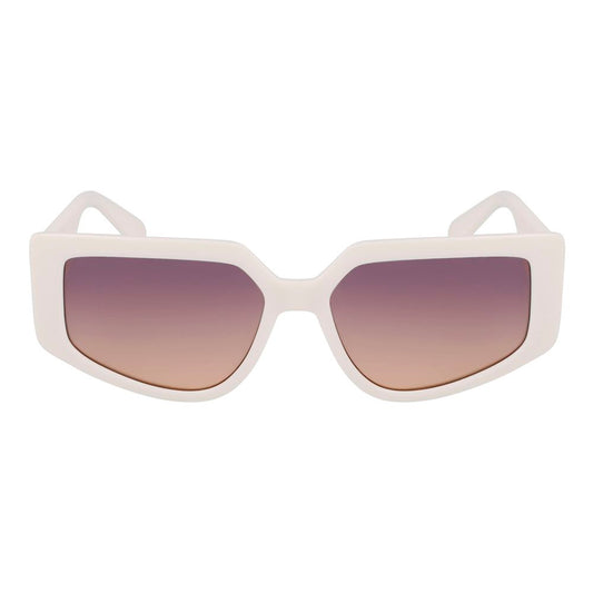 White Injected Sunglasses