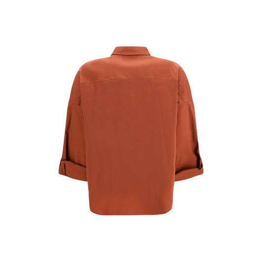 Brown Cotton Shirt