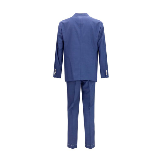Blue Wool Oves Aries Two-Piece Suit