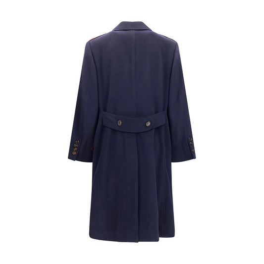 Blue Wool Oves Aries Coat