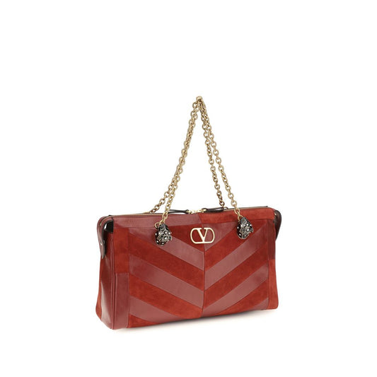 Red Calf Leather Bos Taurus Shoulder Bag