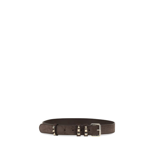 Brown Suede Leather Regular Belt