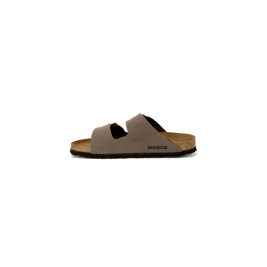 Brown Leather Flat Sandals