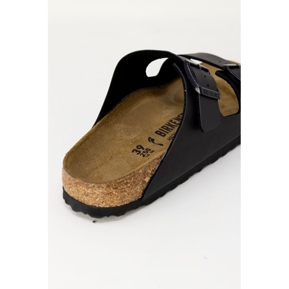 Black Synthetic Sandals
