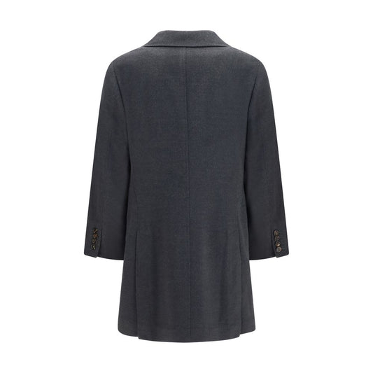 Gray Cashmere Coat