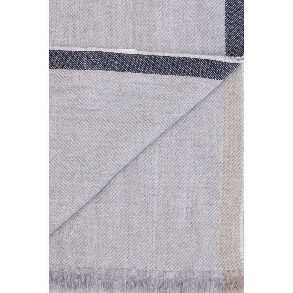 Gray Cashmere Scarf