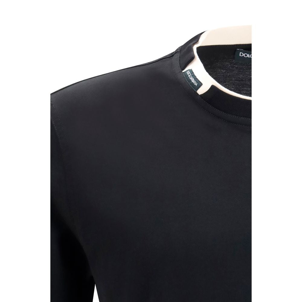 Black Cotton T-Shirt