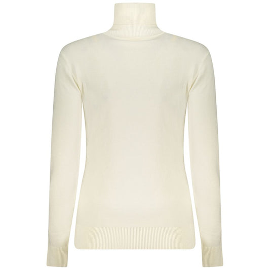 Bianco Viscosa Donna Maglia