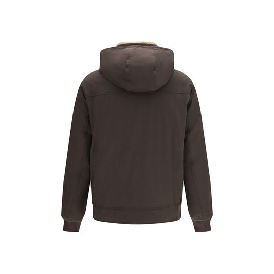 Brown Polyamide Bomber