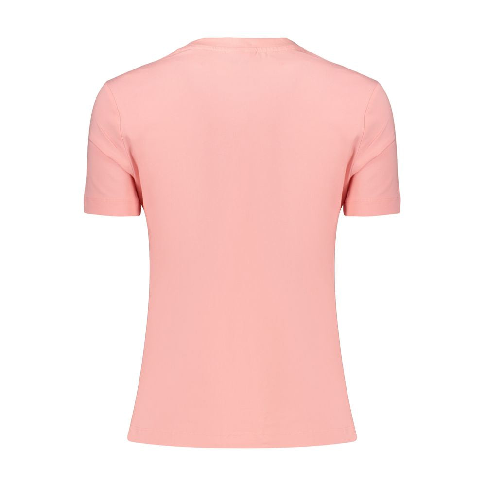 Pink Cotton Women's T-Shirt