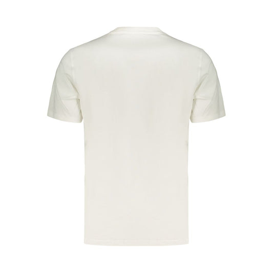 White Cotton Men's T-Shirt