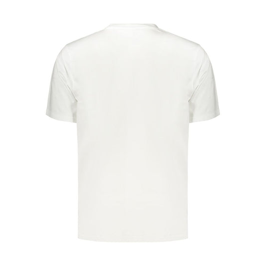 White Cotton Mens T-Shirt