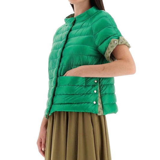 Bicolor Polyamide Full-Length Jacket