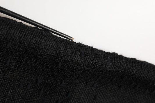 Black High Waist Pencil Cut Knee Length Skirt