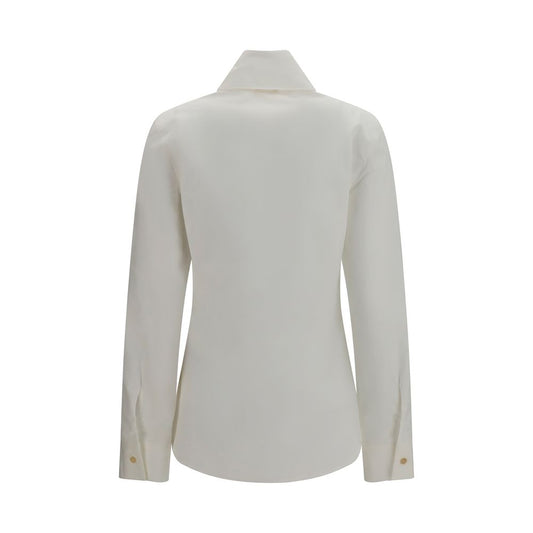 White Cotton Dress Shirt