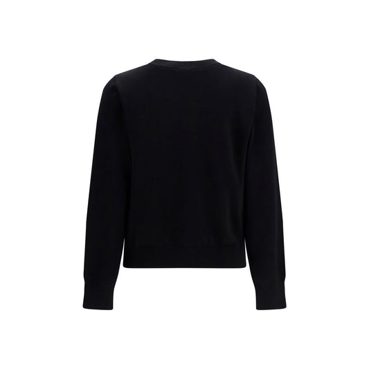 Black Cotton Sweatshirt