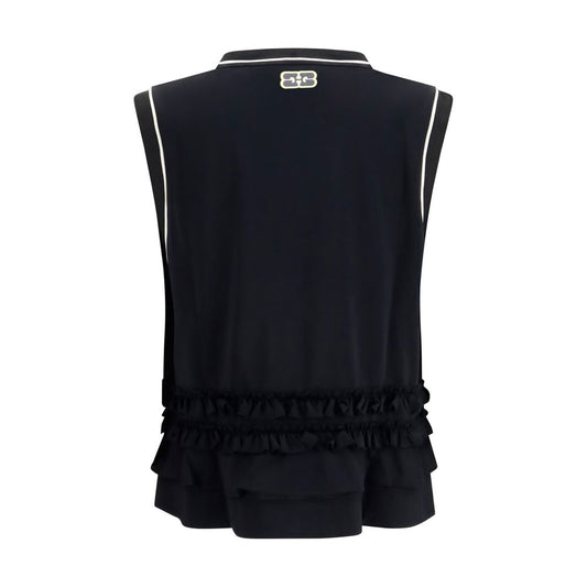 Black Polyester Sportswear