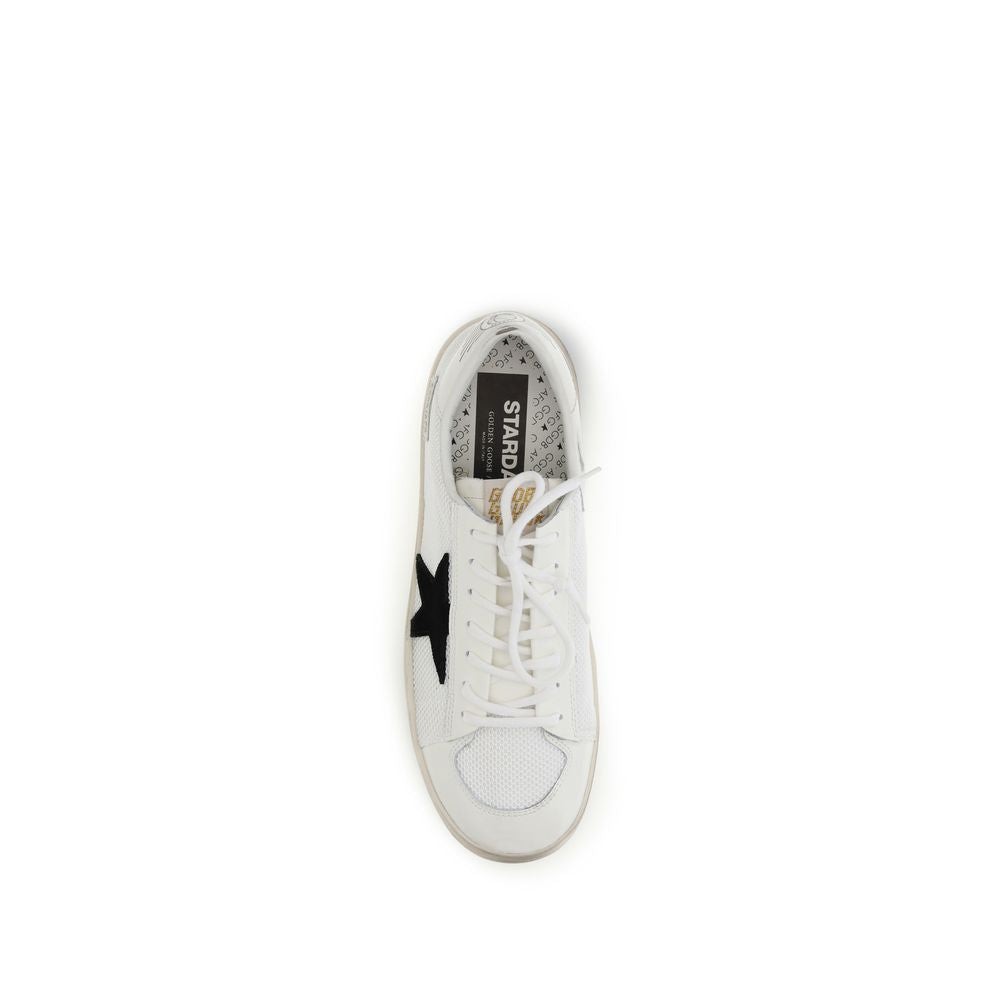 White Calf Leather Bos Taurus Sneakers