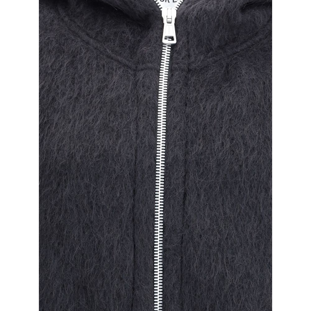 Black Wool Oves Aries Full-Length Jacket