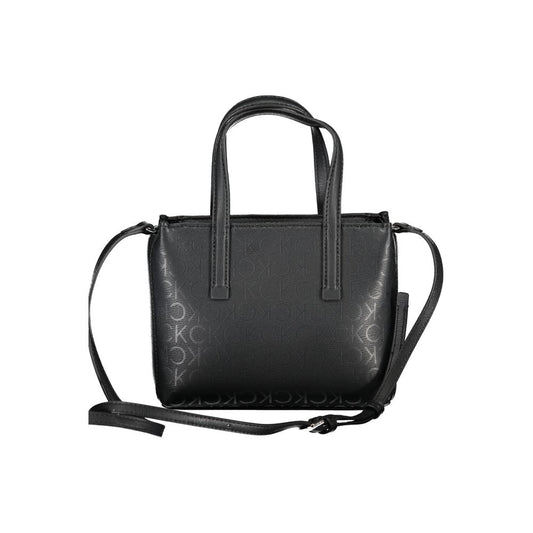 Black Polyester Women's Bag
