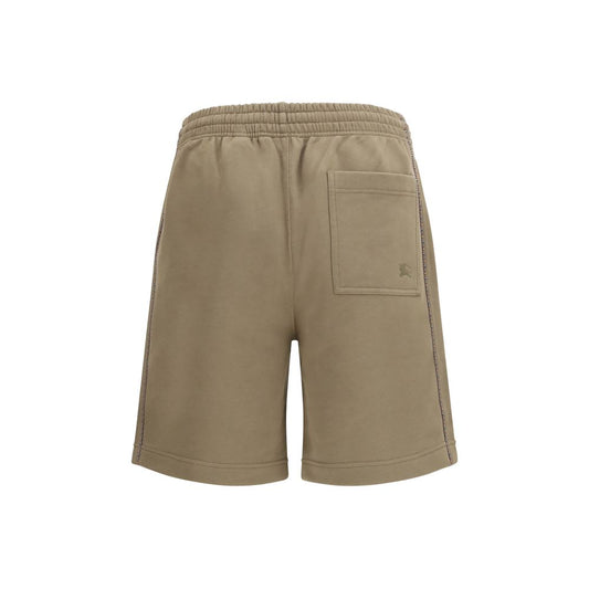 Brown Cotton Bermuda Shorts
