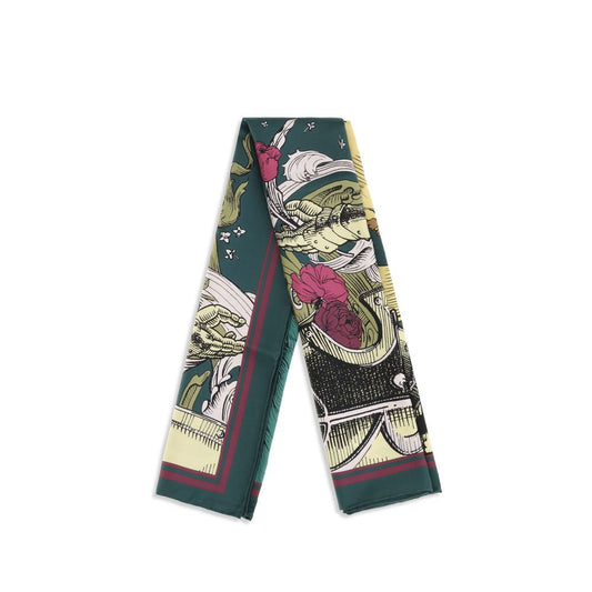 Bicolor Silk Scarf