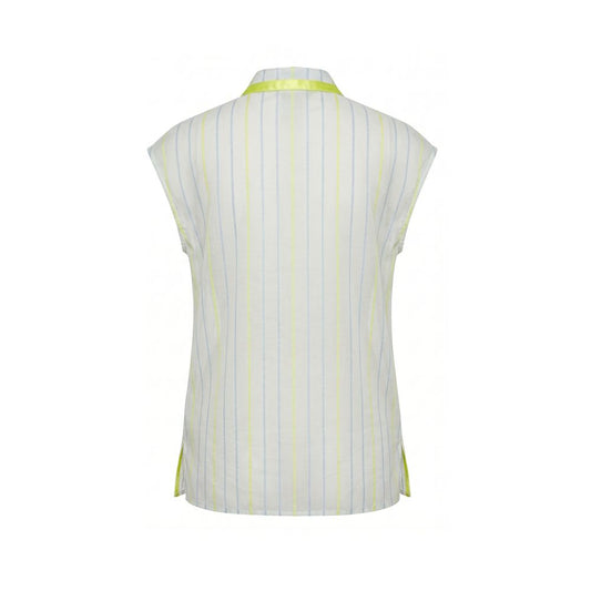 White Cotton Women Shirt