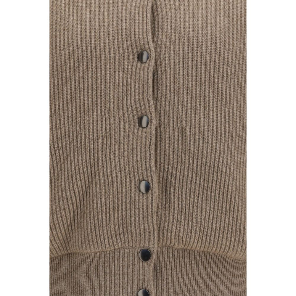 Beige Cashmere Bomber