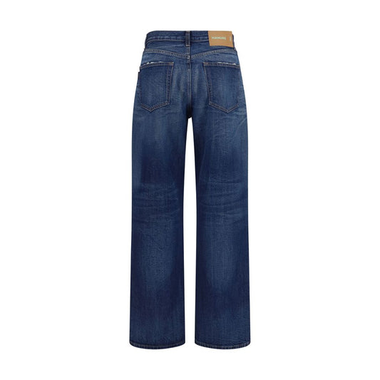 Blue Cotton Jeans Denim
