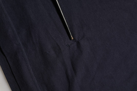 Black Cotton Short Sleeves Crew Neck T-shirt