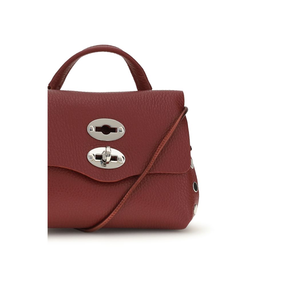 Bordeaux Calf Leather Bos Taurus Shoulder Bag