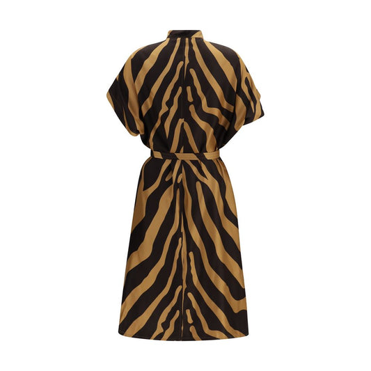 Multicolor Viscose Casual Dress