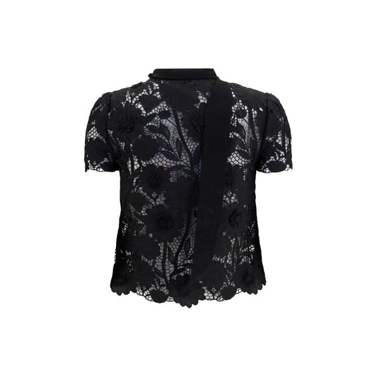 Black Polyester Blouse