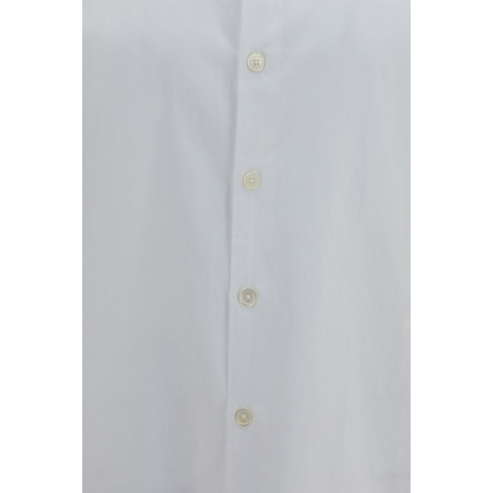 White Lyocell Dress Shirt