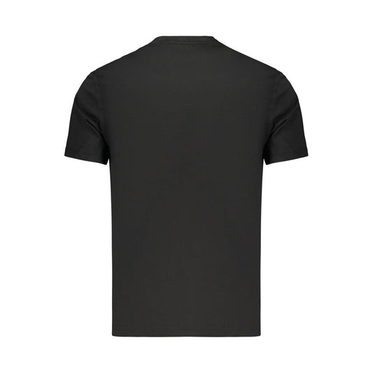 Black Cotton Men's T-Shirt
