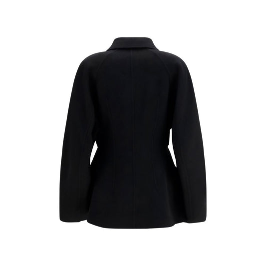 Black Wool Oves Aries Full-Length Jacket