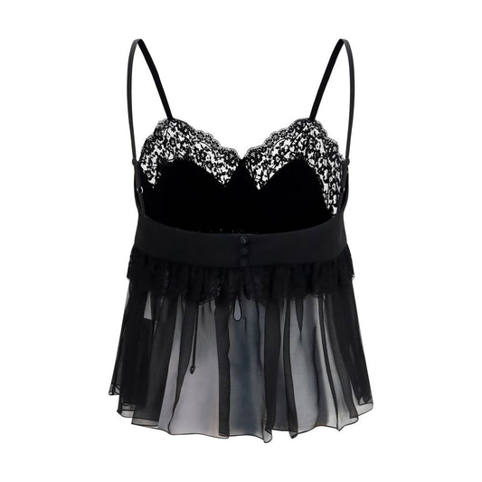 Black Silk Blouse