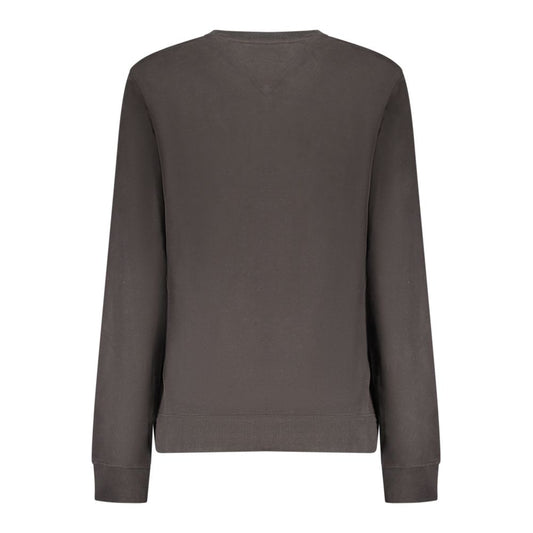 Black Cotton Women's Sweatshirt