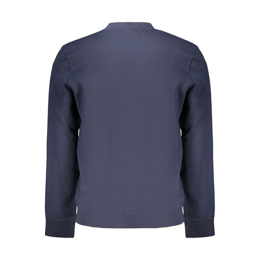 Blue Cotton Men's Sweatshirt