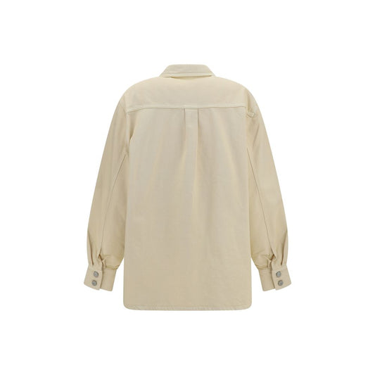 Beige Denim Shirt
