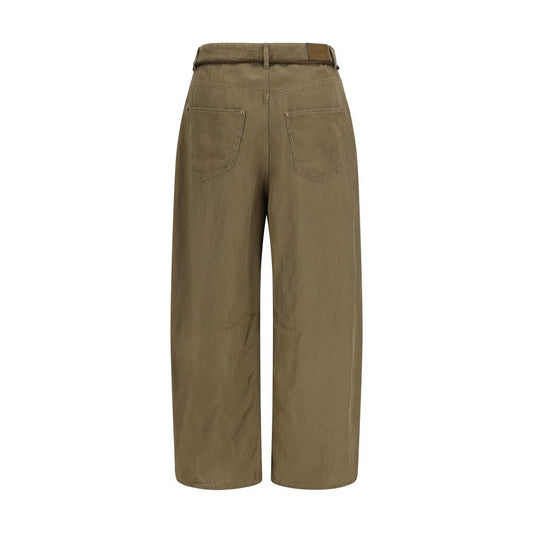 Bicolor Copper Casual Pants
