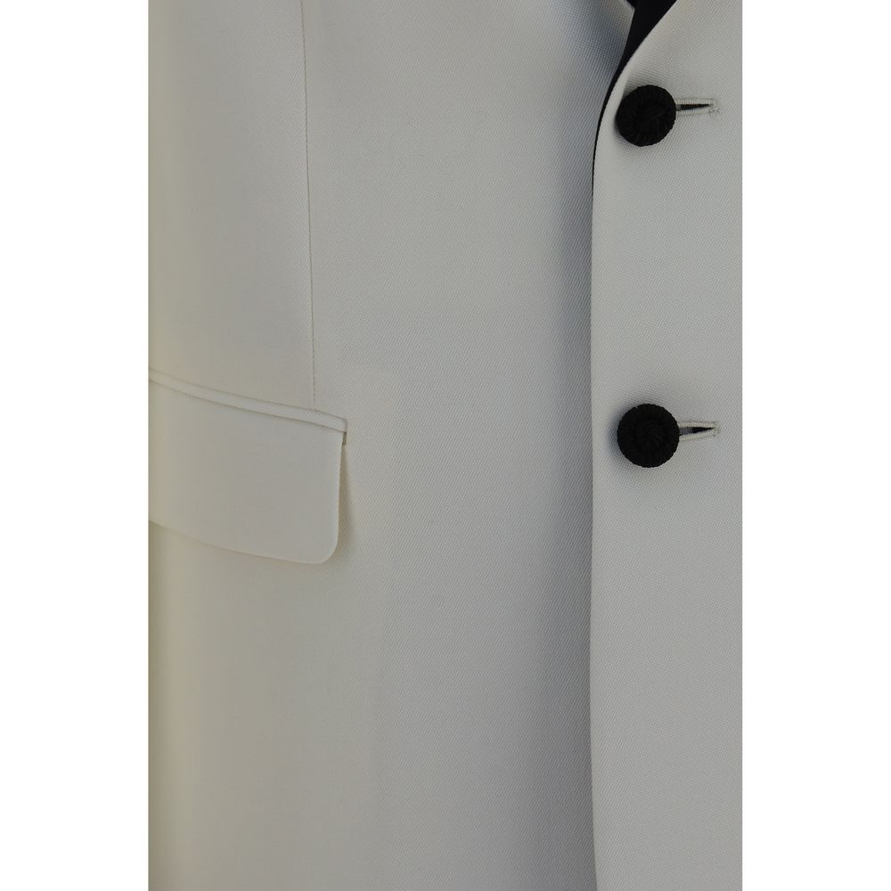 White Wool Oves Aries Blazer