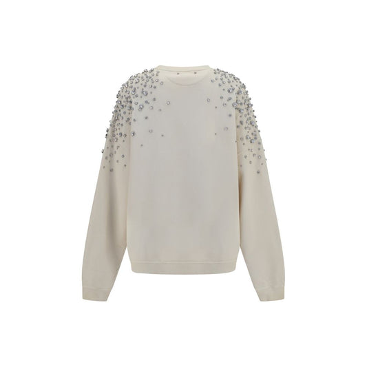 Beige Cotton Sweatshirt