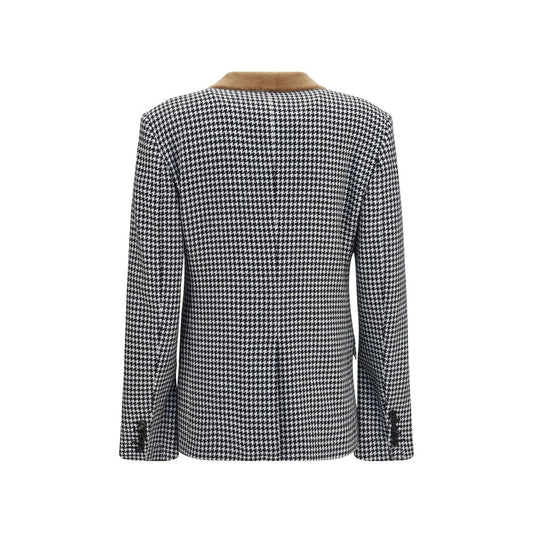Multicolor Cashmere Full-Length Jacket