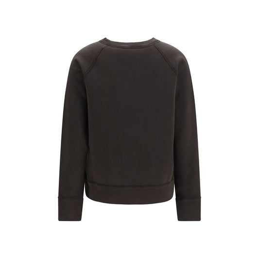 Black Cotton Sweatshirt