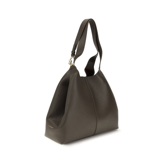 Brown Calf Leather Bos Taurus Shoulder Bag