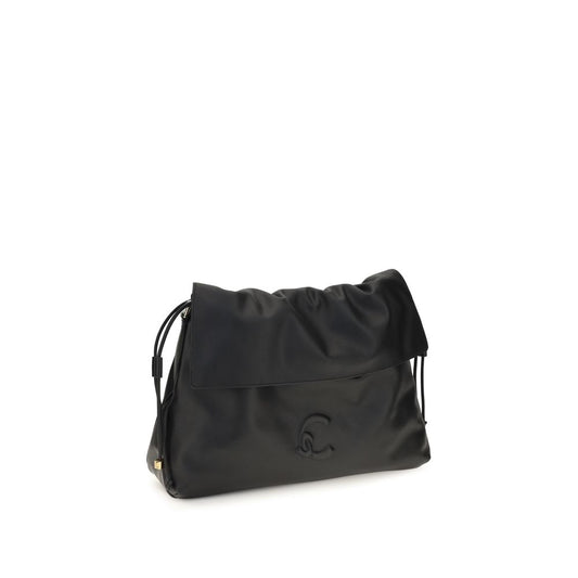 Black Calf Leather Bos Taurus Shoulder Bag