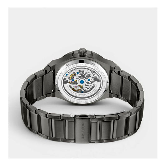 Gray Stainless Steel Dress Watch