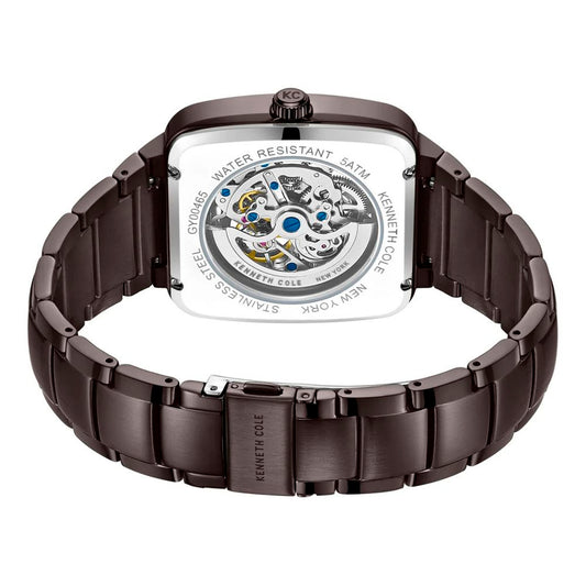 Brown Stainless Steel Dress Watch