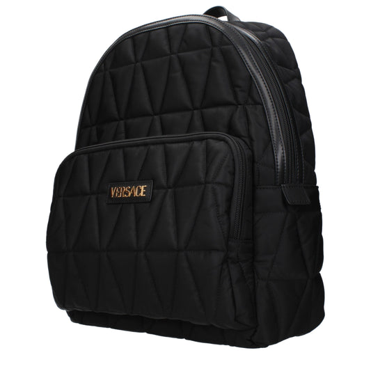 Black Fabric Backpack